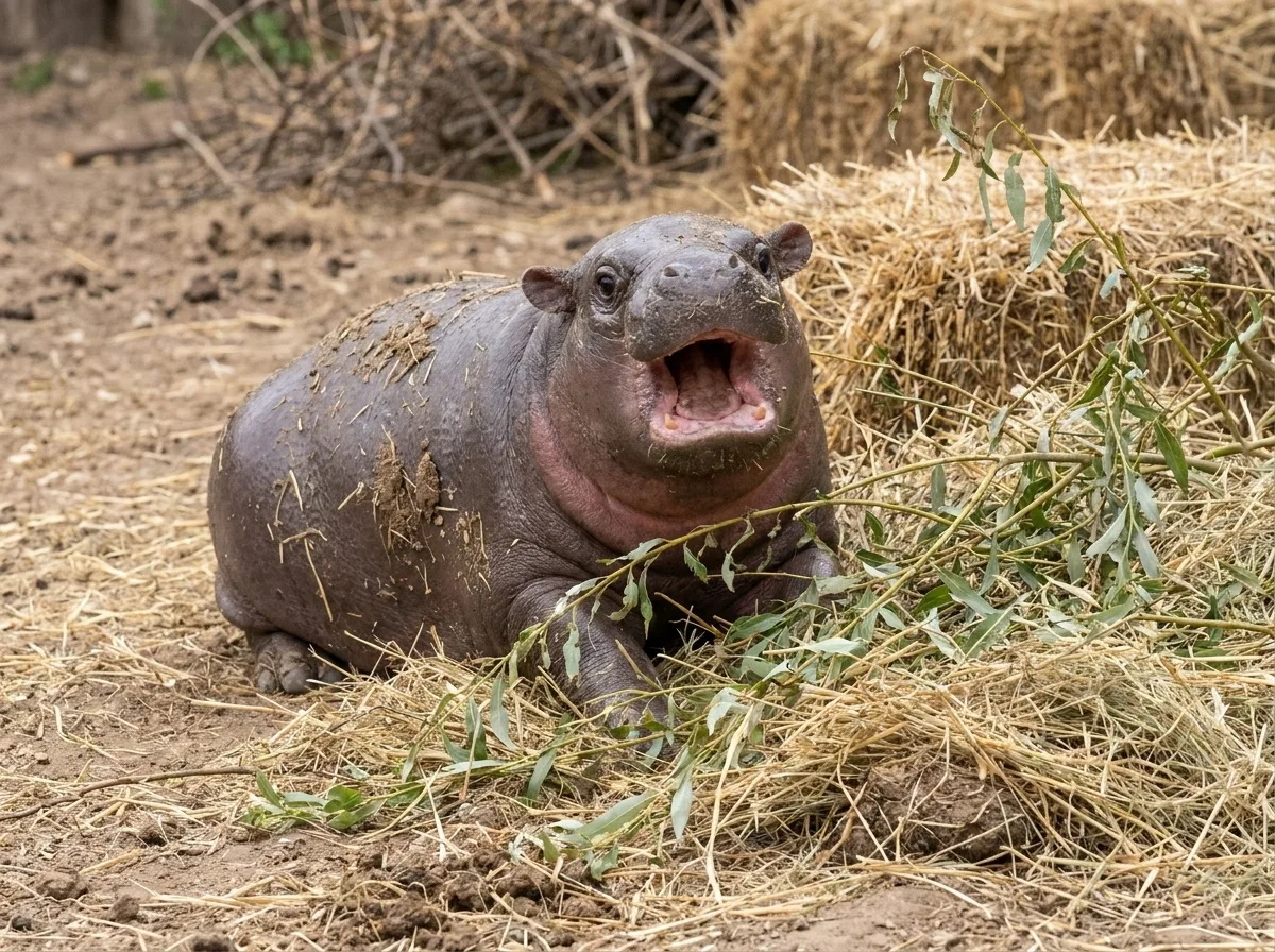 Newborn Pygmy Hippo Becomes an Overnight Sensation Near Avignon as Visitors Queue for Hours